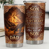 The Proudest Moment For Me Is Telling Others You Are My Son - Tumbler - To My Son, Gift For Son, Son Gift From Dad, Birthday Gift For Son