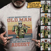 Never Underestimate An Old Man Who Love Fishing - Personalized Unisex T-Shirt