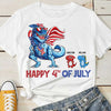 Happy 4th Of July - Gift For 4th Of July - Personalized Unisex T-Shirt