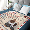 When Ever You Feel Overwhelmed Remember Whose Daughter You Are And Straighten Your Crown - Personalized Blanket