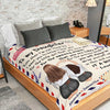 To My Daughter, Even When I'm Not Close By I Want You To Know I Love You - Personalized Blanket