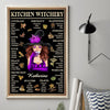 Kitchen Witchery - Love And Happiness - Personalized Vertical Poster, Halloween Ideas.