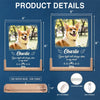 Custom Photo A Dog’s Love Is Forever - Memorial Personalized Custom Shaped 3D LED Walnut Night Light - Sympathy Gift For Pet Owners, Pet Lovers
