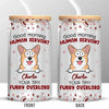 Your Tiny Furry Overlords - Dog & Cat Personalized Custom Glass Cup, Iced Coffee Cup - Gift For Pet Owners, Pet Lovers