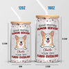 Your Tiny Furry Overlords - Dog & Cat Personalized Custom Glass Cup, Iced Coffee Cup - Gift For Pet Owners, Pet Lovers