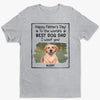 What Dad Really Wants Is A Nap - Dog Personalized Custom Unisex T-shirt, Hoodie, Sweatshirt - Father's Day, Gift For Pet Owners, Pet Lovers