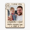 Custom Photo We Love You More Than We Can Say - Family Personalized Custom Magnet Photo - Father's Day, Gift For Dad, Grandpa