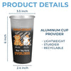 Thank You For Your Daily Snacks - Cat Personalized Custom Aluminum Changing Color Cup - Gift For Pet Owners, Pet Lovers