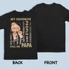 This Is Our Promise For Everlasting Bond - Family Personalized Custom Back Printed Unisex T-shirt, Hoodie, Sweatshirt - Father's Day, Gift For Dad, Grandpa
