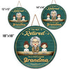 I'm A Professional Grandma - Family Personalized Custom Shaped Home Decor Wood Sign - House Warming Gift For Grandma