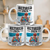 Custom Photo The World's Longest Coffee Break - Coworker Personalized Custom Mug - Appreciation, Retirement Gift For Coworkers, Work Friends, Colleagues