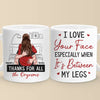 Your Smile Makes Me Smile - Couple Personalized Custom Mug - Gift For Husband Wife, Anniversary