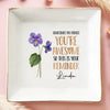 Sometimes You Forget You're Awesome - Bestie Personalized Custom Jewelry Dish - Gift For Best Friends, BFF, Sisters, Mom, Daughter
