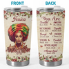 Never Doubt How Beautiful You Are - Bestie Personalized Custom Tumbler - Gift For Best Friends, BFF, Sisters