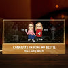 Celebrating Our Amazing Bond - Bestie Personalized Custom Acrylic Letters 3D LED Night Light - Gift For Best Friends, BFF, Sisters