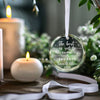 The Best Is Yet To Come - Couple Personalized Custom Circle Glass Ornament - Gift For Husband Wife, Anniversary