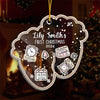 This Christmas, You Are The Greatest Gift Of All - Family Personalized Custom 3 Layers Shaker Ornament - Christmas Gift For Baby Kids, Newborn Baby