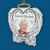 Custom Photo Always On My Mind - Memorial Personalized Custom Ornament - Metal Custom Shaped - Sympathy Gift, Christmas Gift For Family Members