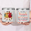 A Bestie Is Someone Who Is Always There For You, No Matter What - Bestie Personalized Custom 14oz Stainless Steel Tumbler With Handle - Gift For Best Friends, BFF, Sisters