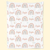 The Scent Of Baby Powder And Unconditional Love - Family Personalized Custom Blanket - Gift For Baby Kids, Newborn Baby