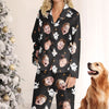 Custom Photo The Spooky Dangers Lurking Around The Corner - Family Personalized Custom Pajamas - Halloween Gift For Family Members