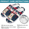 These Pets Are Ready To Sleigh The Day - Dog & Cat Personalized Custom Fluffy Slippers - Christmas Gift For Pet Owners, Pet Lovers
