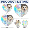 Custom Photo No Longer By My Side, But Forever In My Heart - Memorial Personalized Custom Hologram Ornament - Sympathy Gift, Christmas Gift For Pet Owners, Pet Lovers