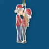 Kisses Are The Best Christmas Gift - Couple Personalized Custom Ornament - Acrylic Custom Shaped - Christmas Gift For Husband Wife, Anniversary