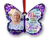 Custom Photo We Will Always Love You - Memorial Personalized Custom Hologram Ornament - Sympathy Gift, Christmas Gift For Family Members
