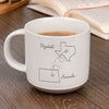 If You Have One True Friend, You Have More Than Your Share - Bestie Personalized Custom Pottery Mug - Gift For Best Friends, BFF, Sisters