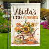Abuela's Little Pumpkins - Family Personalized Custom Flag - Gift For Grandma