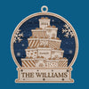 We're Definitely On The Cute List - Family Personalized Custom Ornament - Wood Custom Shaped - Christmas Gift For Family Members