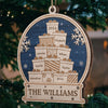We're Definitely On The Cute List - Family Personalized Custom Ornament - Wood Custom Shaped - Christmas Gift For Family Members