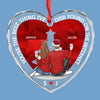 I Only Have Ice For You - Couple Personalized Custom Heart Glass Ornament - Christmas Gift For Husband Wife, Anniversary