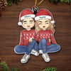 With You, Every Moment Is Special - Couple Personalized Custom Ornament - Acrylic Custom Shaped - Christmas Gift For Husband Wife, Anniversary