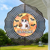 Too Much Of A Cutie To Be Spooky - Family Personalized Custom Wind Spinner - Halloween Gift For Mom, Grandma