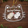 Paws And Reflect On The Joy Of The Holiday Season - Cat Personalized Custom Ornament - Acrylic Custom Shaped - Christmas Gift For Pet Owners, Pet Lovers