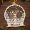 Our First December To Remember - Couple Personalized Custom Ornament - Acrylic Custom Shaped - Christmas Gift For Husband Wife, Anniversary, First Christmas