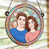 I Only Have Ice For You - Couple Personalized Window Hanging Suncatcher Ornament - Christmas Gift For Husband Wife, Anniversary