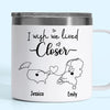Good Friends And Good Drinks Make Life Better - Bestie Personalized Custom 14oz Stainless Steel Tumbler With Handle - Gift For Best Friends, BFF, Sisters