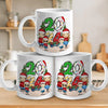 Christmas Joy Begins With Family - Family Personalized Custom Mug - Christmas Gift For Family Members