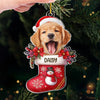 Custom Photo The Best Gift Under The Tree Is My Adorable Fur Baby - Dog & Cat Personalized Custom Ornament - Acrylic Custom Shaped - Christmas Gift For Pet Owners, Pet Lovers