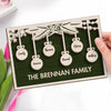Family Is The Joy Of Christmas - Family Personalized Custom 2-Layered Wooden Plaque With Stand - Christmas Gift For Family Members