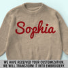 You Are My Sunshine - Family Personalized Custom Baby Embroidered Sweatshirt - Gift For Baby Kids, Newborn Baby