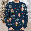 Family Is The Greatest Gift Of All - Family Personalized Custom Ugly Sweatshirt - Unisex Wool Jumper - Christmas Gift For Family Members