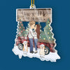 Warm Wishes To You And Your Beloved Furry Family - Couple Personalized Custom Ornament - Acrylic Custom Shaped - Christmas Gift For Husband Wife, Anniversary, Pet Owners, Pet Lovers