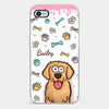 A Pet Mom’s Heart Is A Mosaic Of Paw Prints - Dog & Cat Personalized Custom 3D Inflated Effect Printed Clear Phone Case - Gift For Pet Owners, Pet Lovers