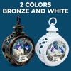 Gone But Not Forgotten - Memorial Personalized Custom Candlelight Lantern Ornament - Sympathy Gift, Christmas Gift For Family Members