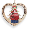 You Make The Season Bright - Couple Personalized Custom Ornament - Wood Custom Shaped - Christmas Gift For Husband Wife, Anniversary
