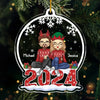 Perfect For Hanging On The Tree And Cherishing Memories - Couple Personalized Custom Ornament - Acrylic Custom Shaped - Christmas Gift For Husband Wife, Anniversary